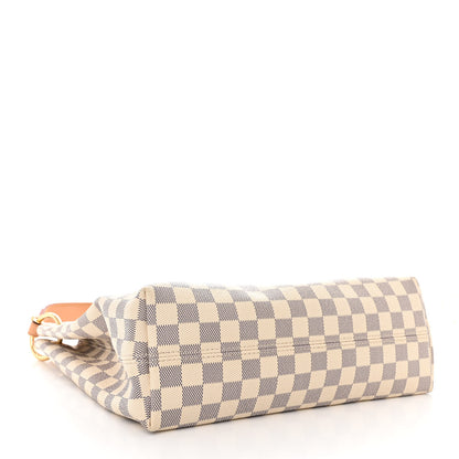 Louis Vuitton Damier Azur Graceful PM Rose Ballerine 4 of 11
