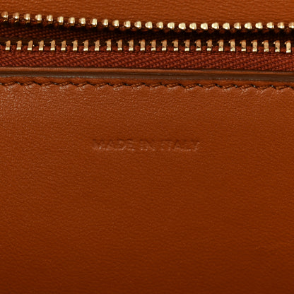 Celine Natural Calfskin Medium Classic Box Flap Bag Tan 7 of 13