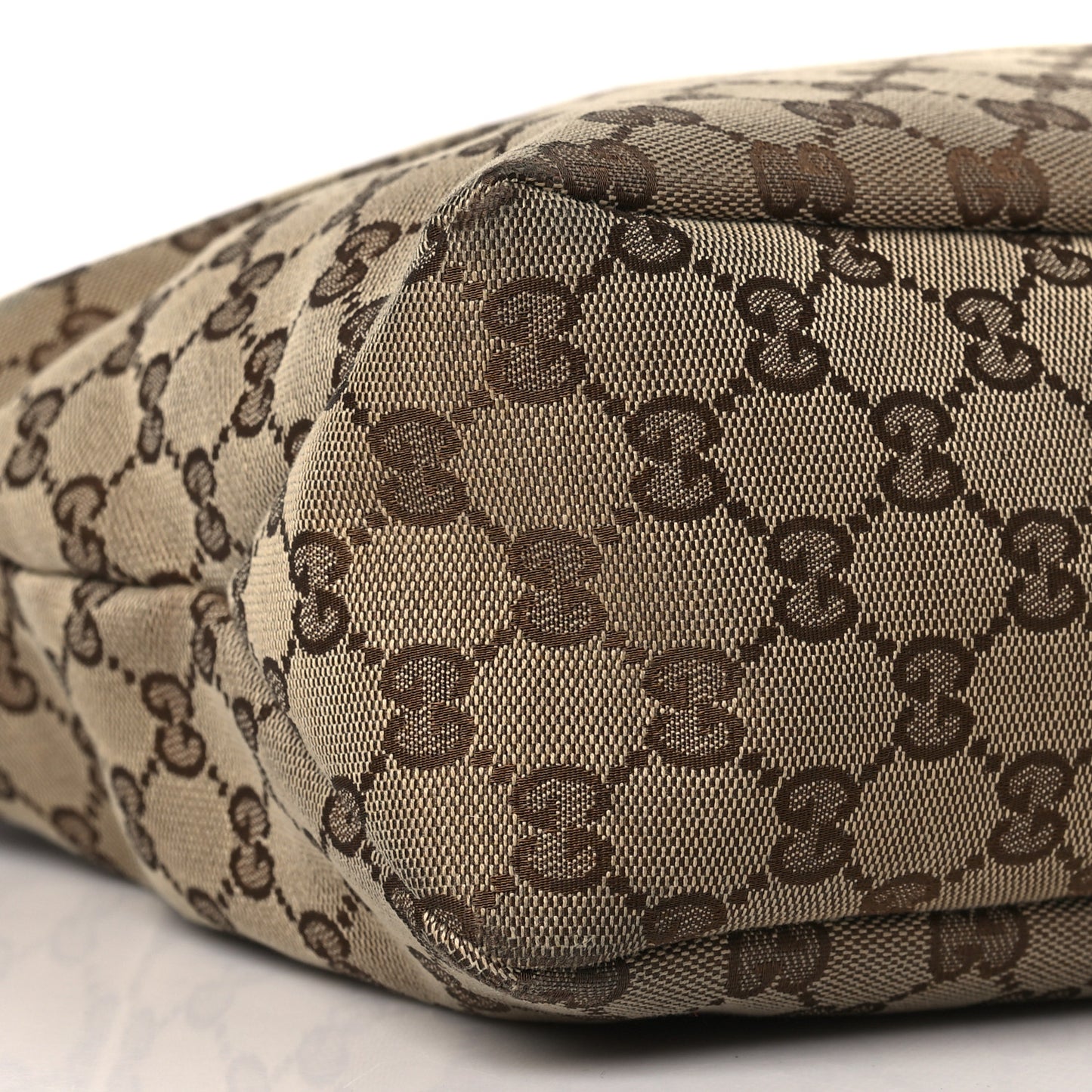 Monogram Medium Horsebit Chain Hobo Dark Brown