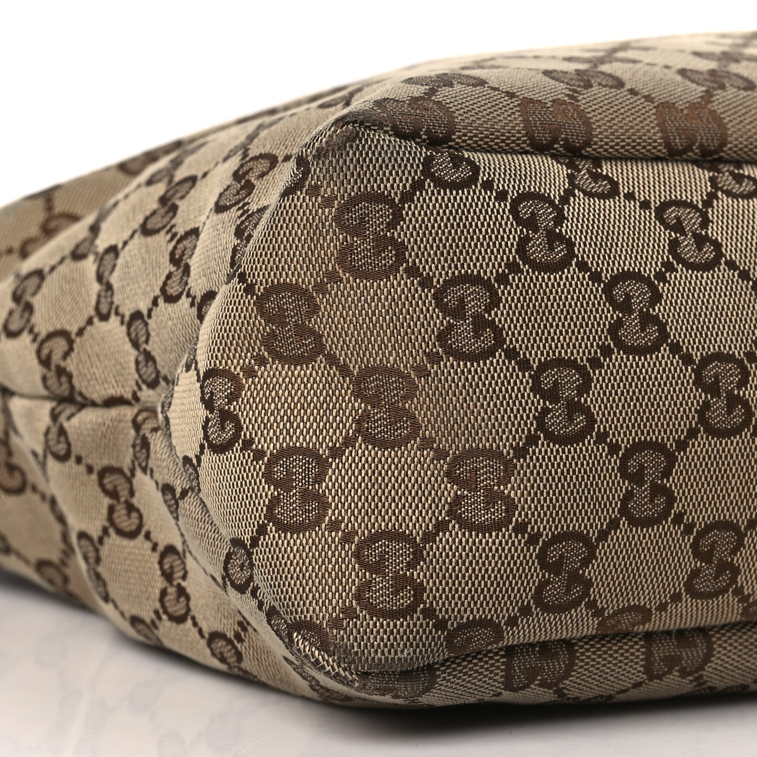 Gucci Monogram Medium Horsebit Chain Hobo Dark Brown 8 of 11