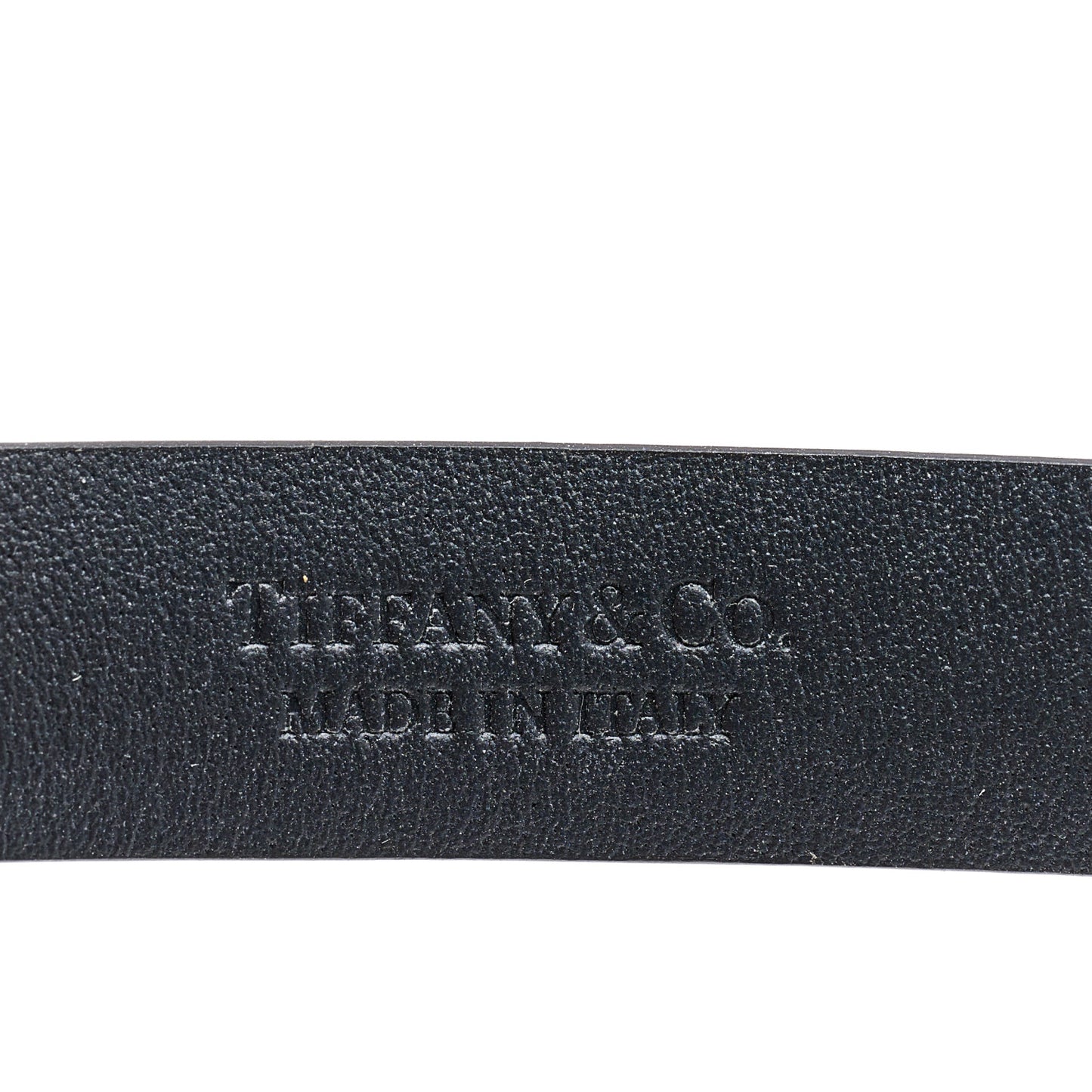 Sterling Silver Leather Return to Tiffany Single Wrap Bracelet Blue