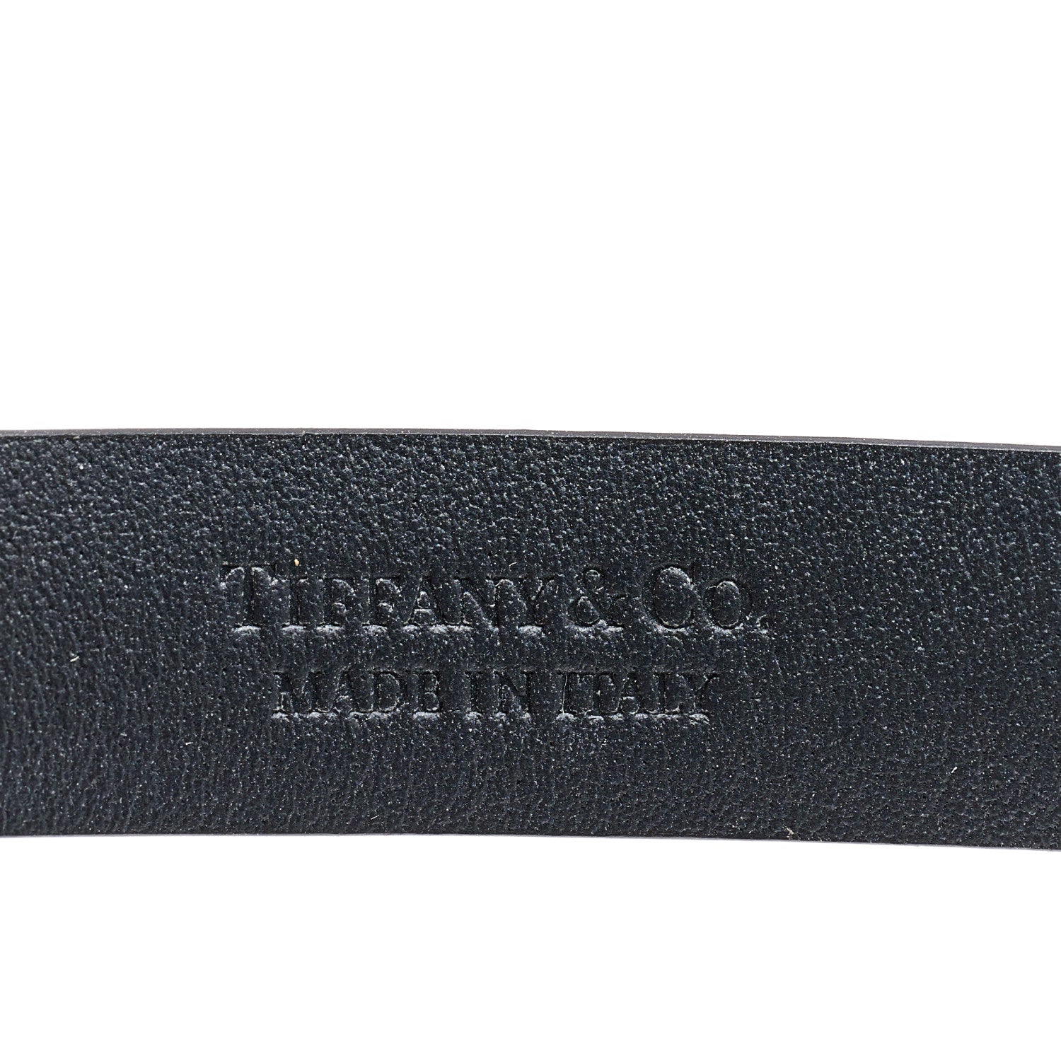 Tiffany Sterling Silver Leather Return to Tiffany Single Wrap Bracelet Blue 3 of 4