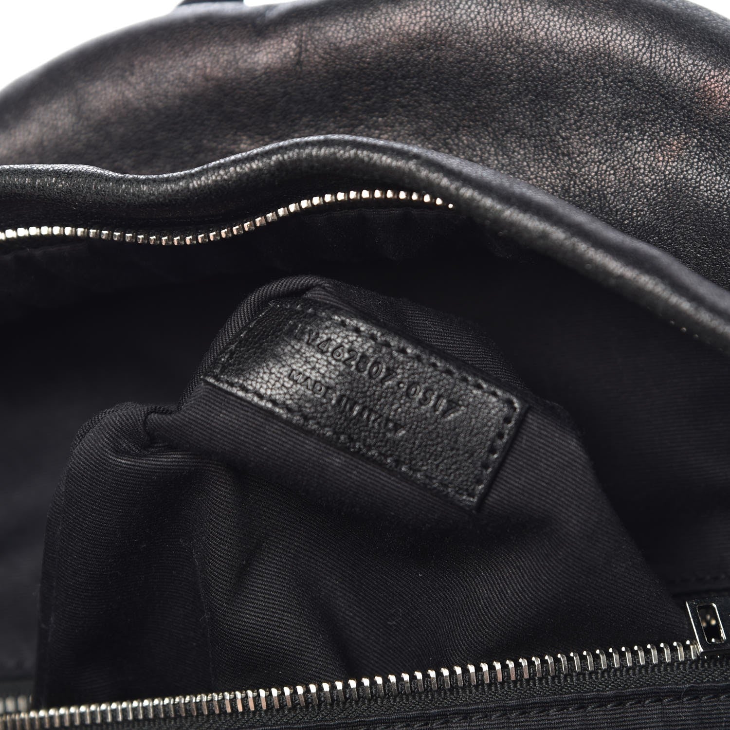 Saint Laurent Lambskin Mini City Backpack Black 7 of 8