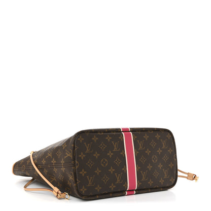 Louis Vuitton Monogram My LV Heritage Neverfull MM Fuchsia White 5 of 11