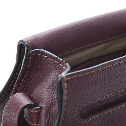 Chloe Calfskin Mini Marcie Round Crossbody Bag Dark Velvet 12 of 15
