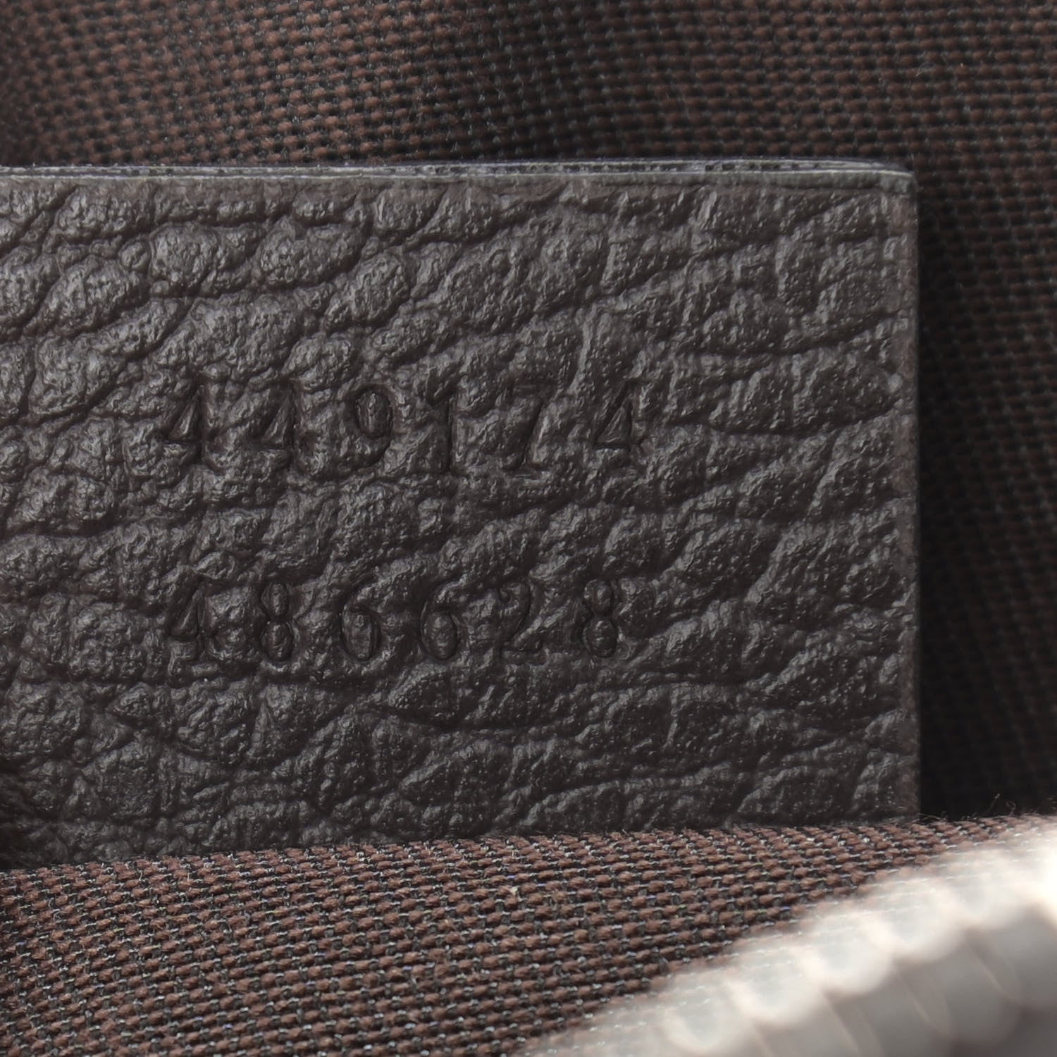 Gucci Monogram Belt Bag Dark Brown 7 of 9
