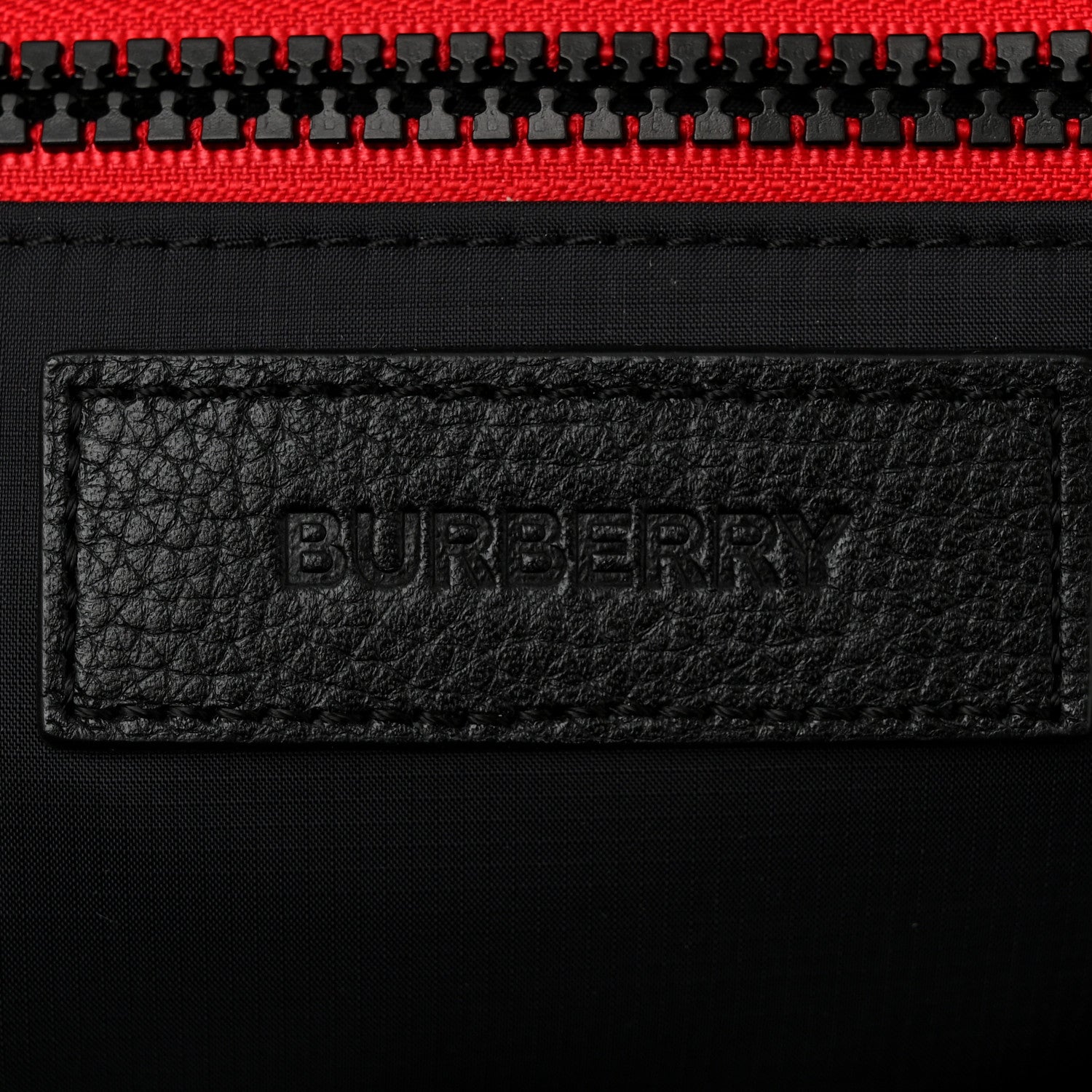 Burberry Nylon Medium Logo Backpack Black 6 of 11