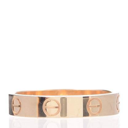 Cartier 18K Yellow Gold 3.5mm LOVE Wedding Band Ring 51 5.75 3 of 5