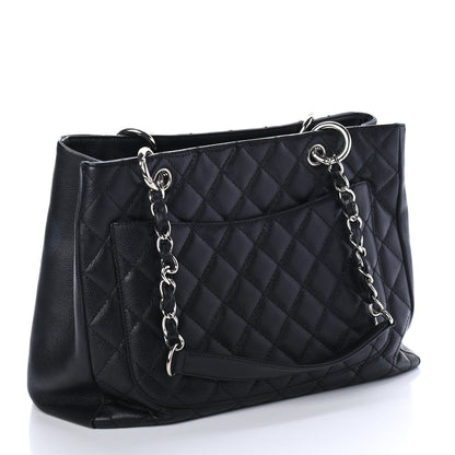 Chanel Caviar Quilted Grand Shopping Tote GST Black 2 of 4