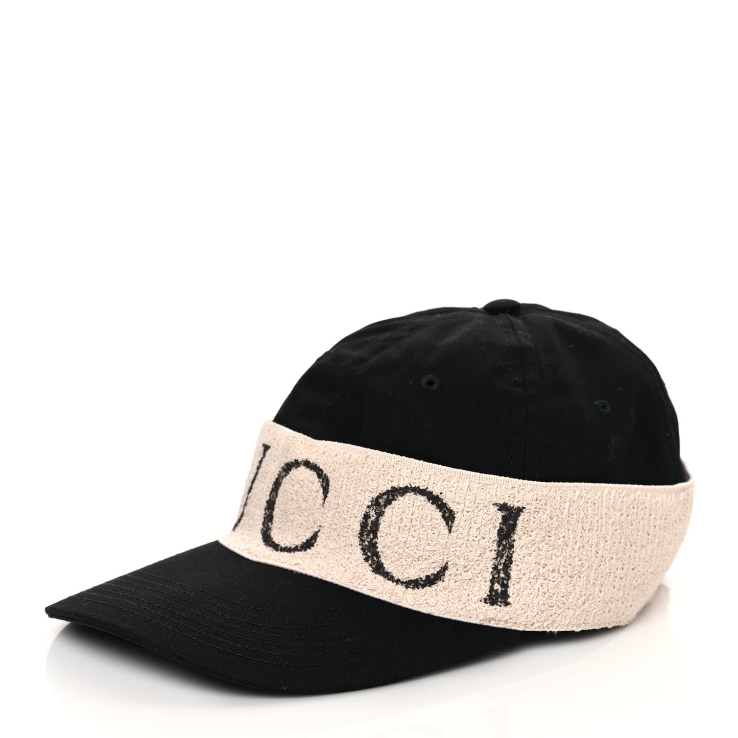 Gabardine Gucci Headband Baseball Hat M Black