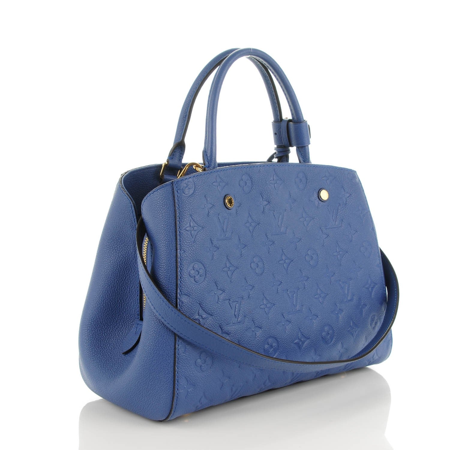 Louis Vuitton Empreinte Montaigne MM Denim 3 of 8