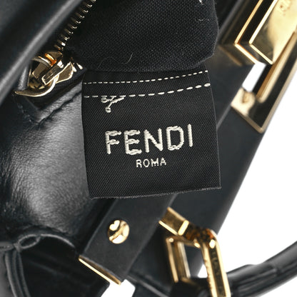 Fendi Nappa Stacked Bar Mini Peekaboo Iconic Satchel Black 8 of 12