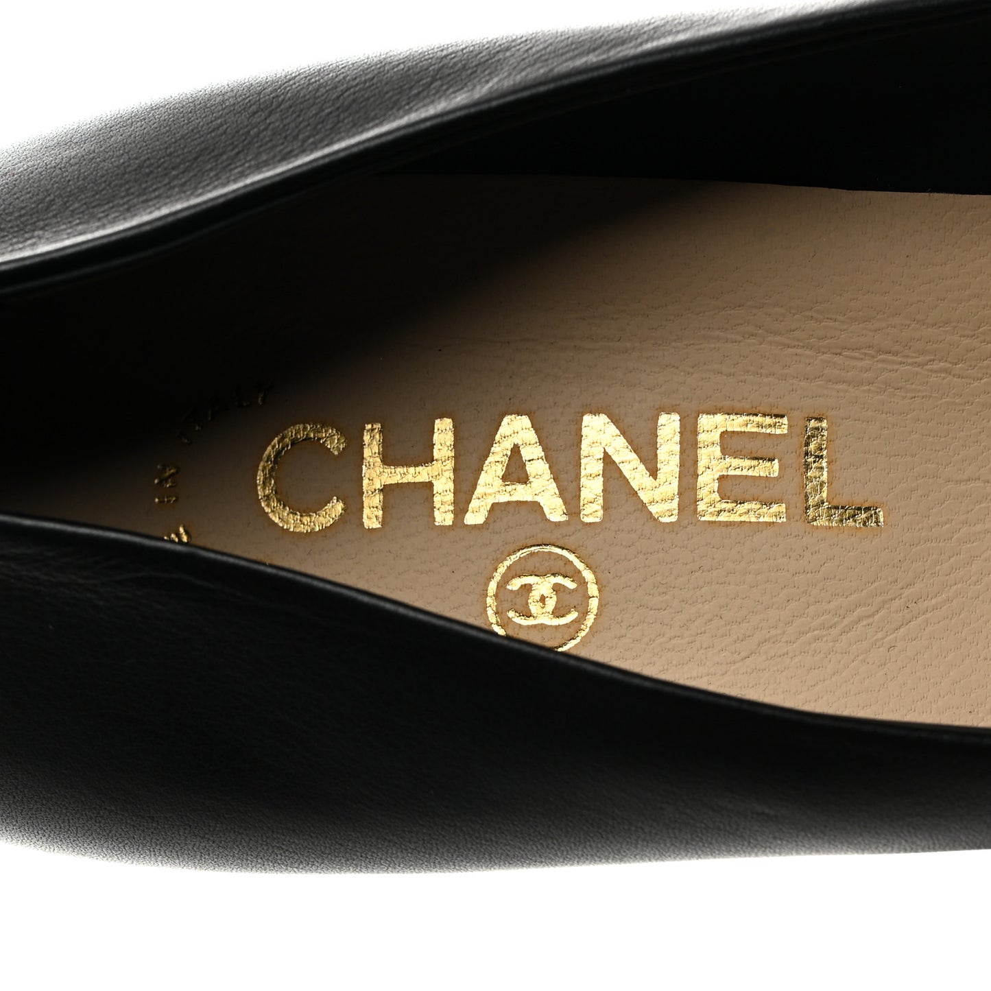Lambskin Camellia Pumps 39.5 Black