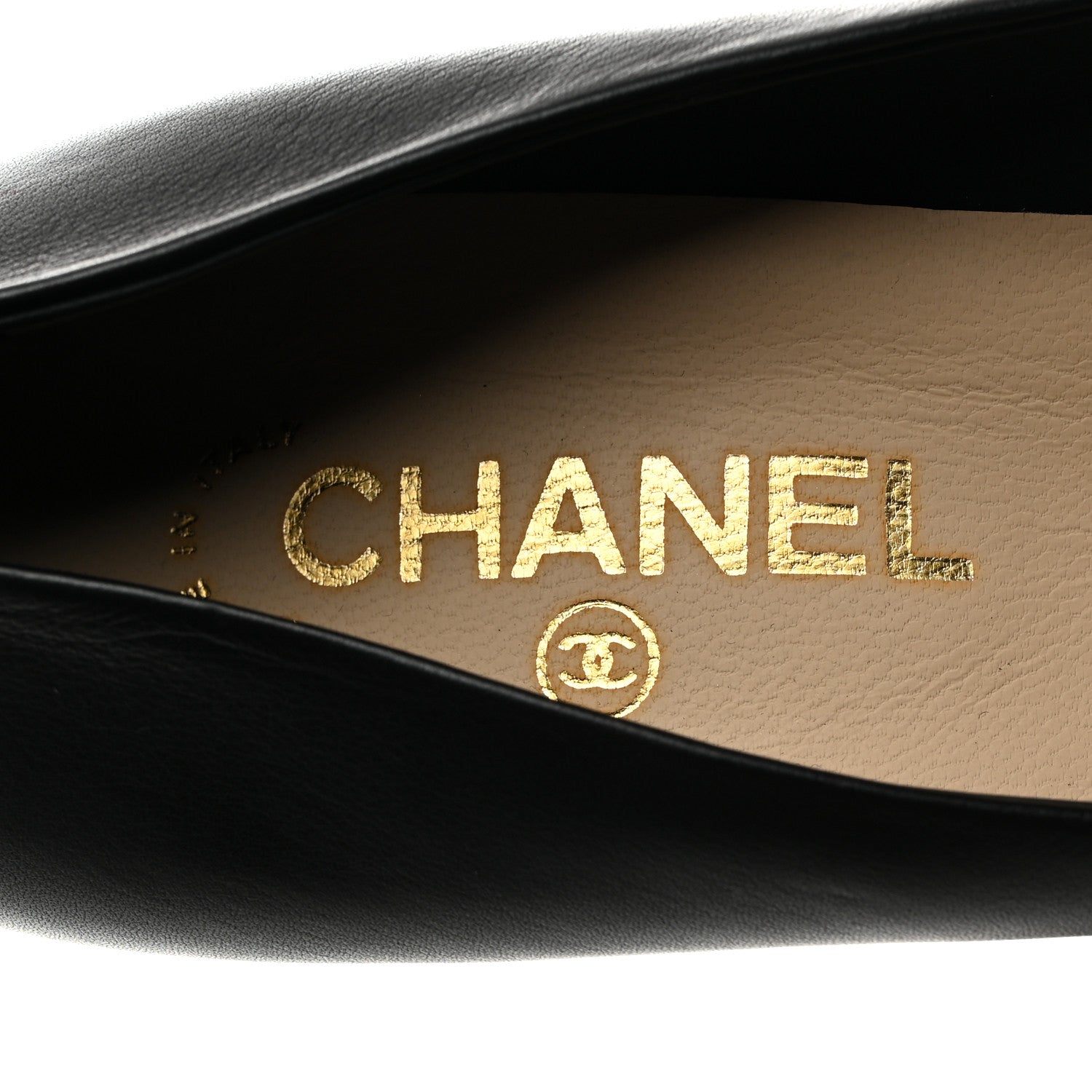 Chanel Lambskin Camellia Pumps 39.5 Black 6 of 8