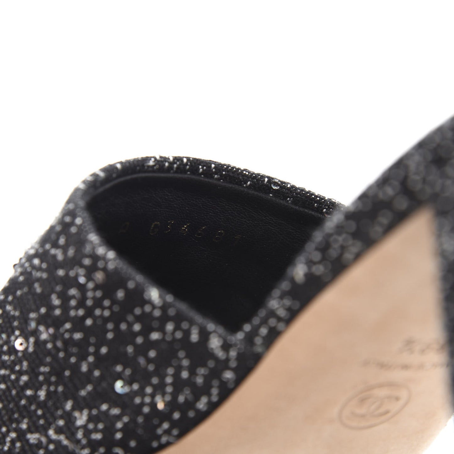 Tweed CC Mules 39.5 Black