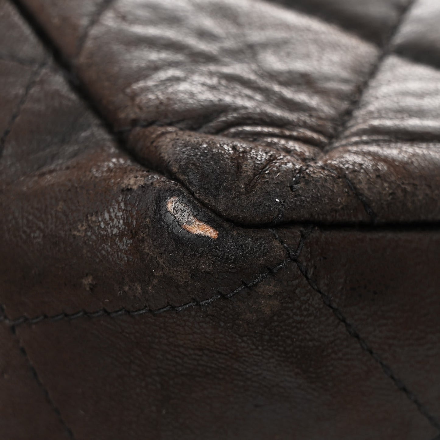Lambskin Quilted XL Jumbo Single Flap Black