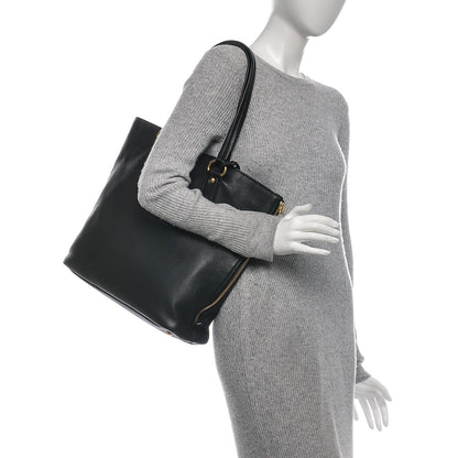 Prada Vitello Daino Zip Tote Nero Black 2 of 7