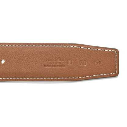 Hermes Box Togo 32mm H Belt 70 Black Gold 3 of 4