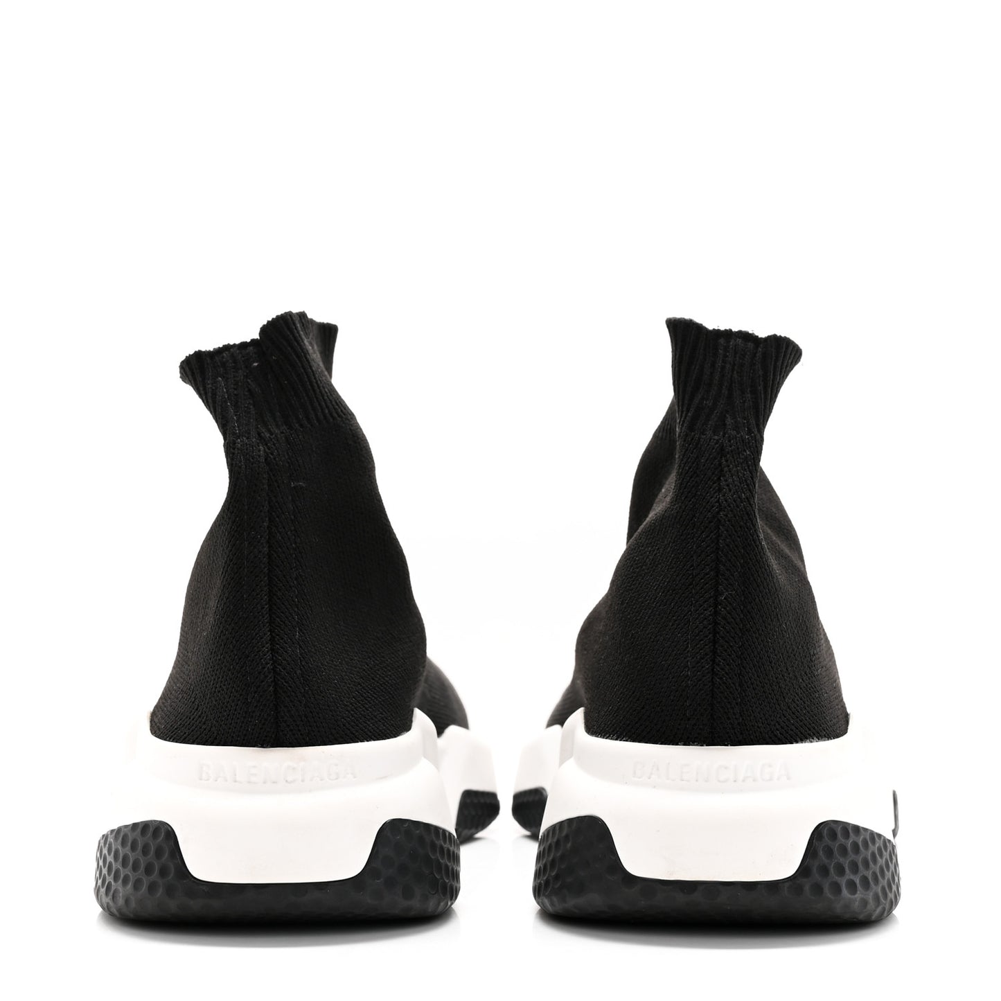 Neoprene Knit Womens Speed Sneakers 37 Black White