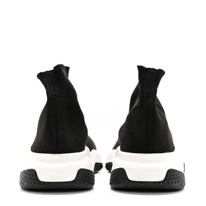 Balenciaga Neoprene Knit Womens Speed Sneakers 37 Black White 5 of 15