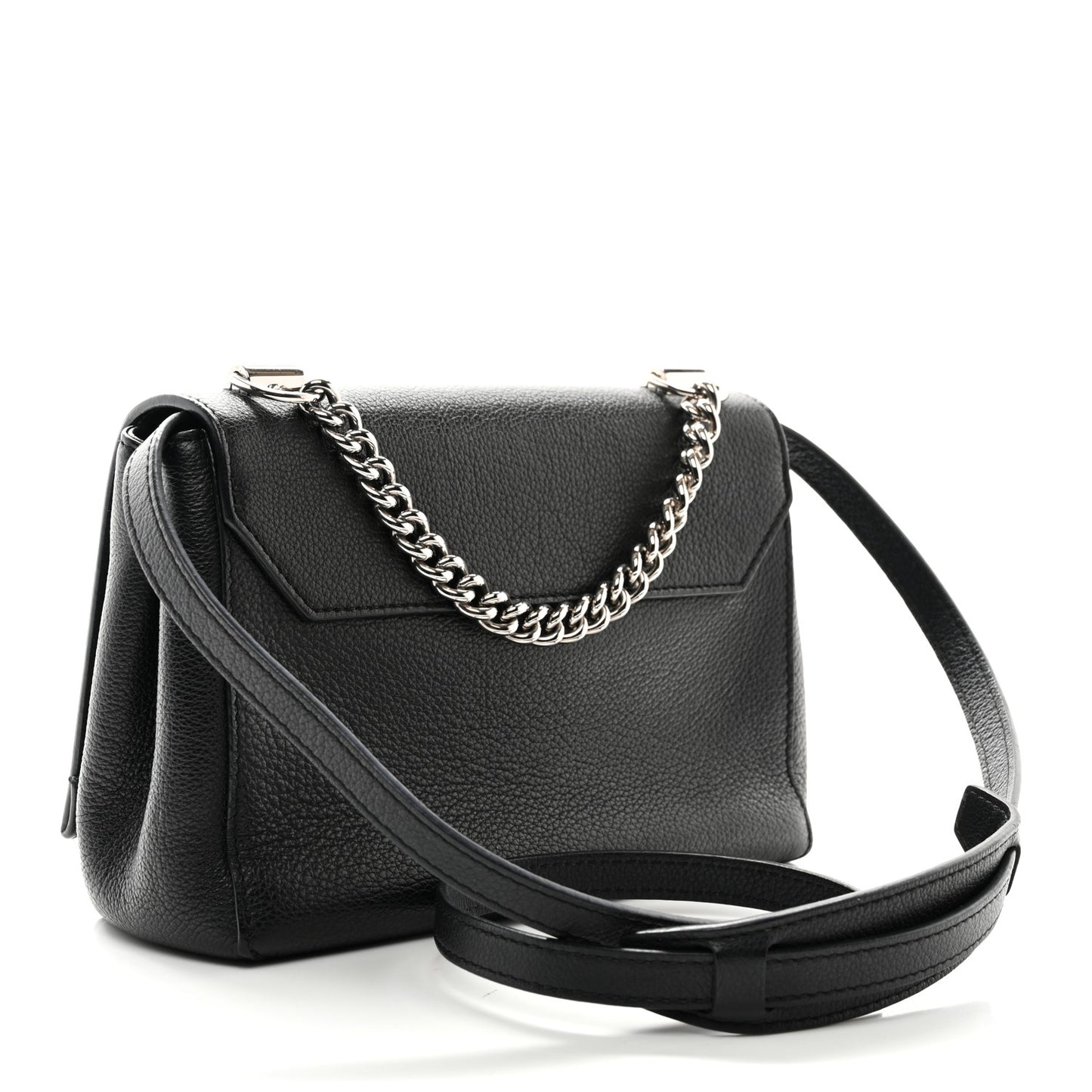 Calfskin Lockme II Chain Bag BB Black