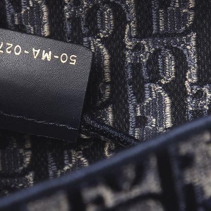 Christian Dior Velvet Oblique Saddle Belt Bag Blue 7 of 11