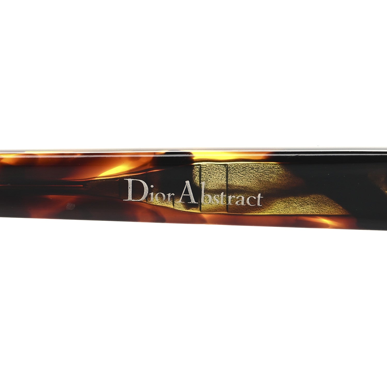 Christian Dior Abstract Square Mirrored Sunglasses Spotted Havana Purple 5 of 8