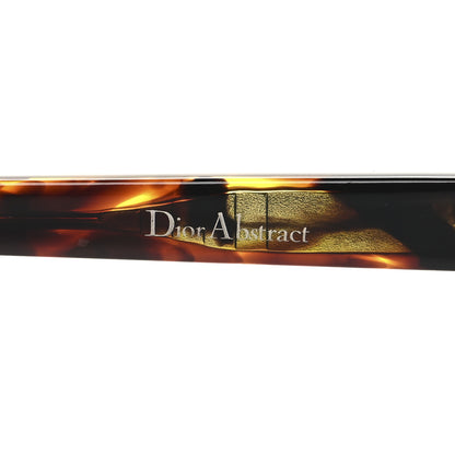 Christian Dior Abstract Square Mirrored Sunglasses Spotted Havana Purple 5 of 8