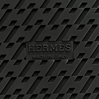 Hermes Suede Crystal Womens Chypre Sandals 37 Black 6 of 8
