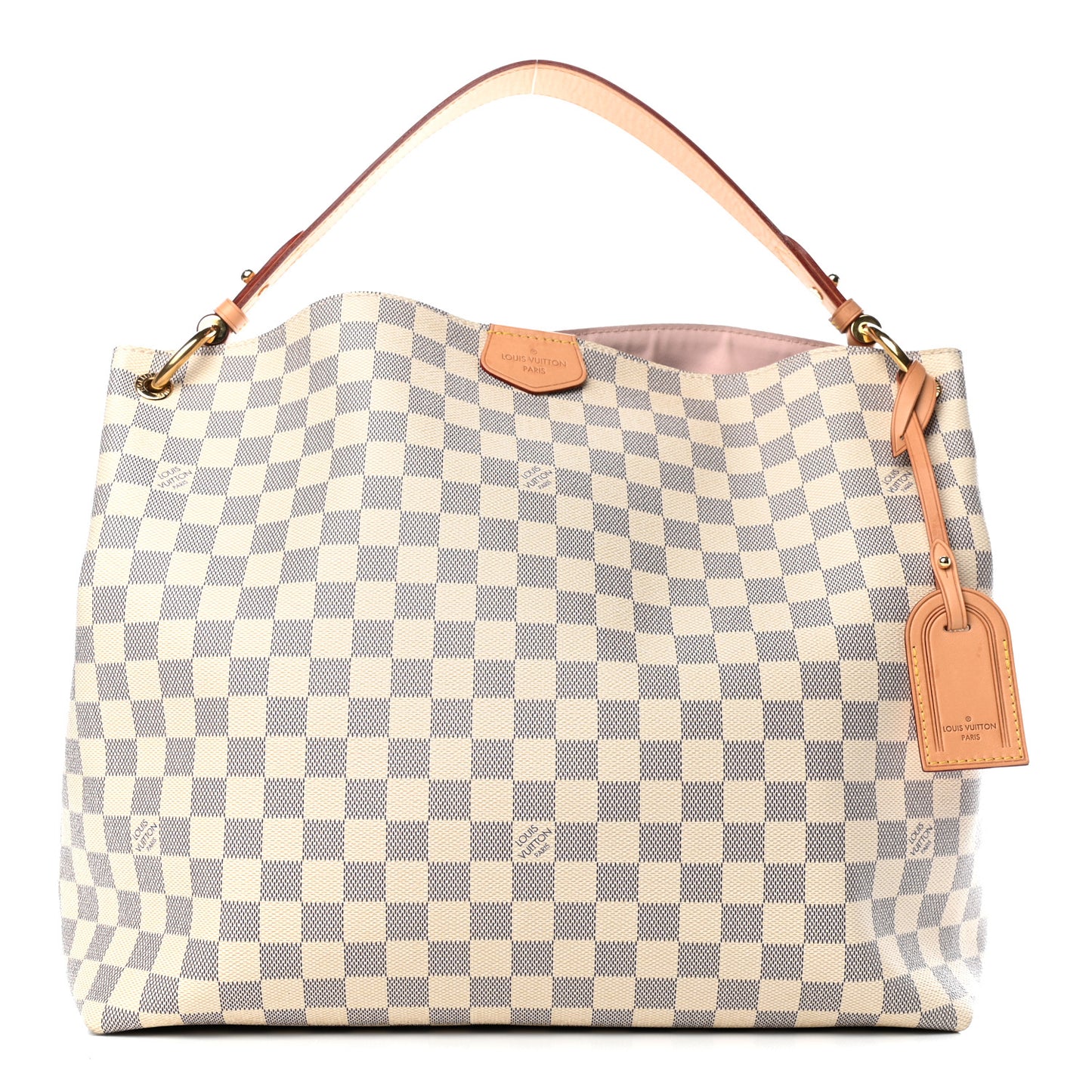 Damier Azur Graceful PM Rose Ballerine