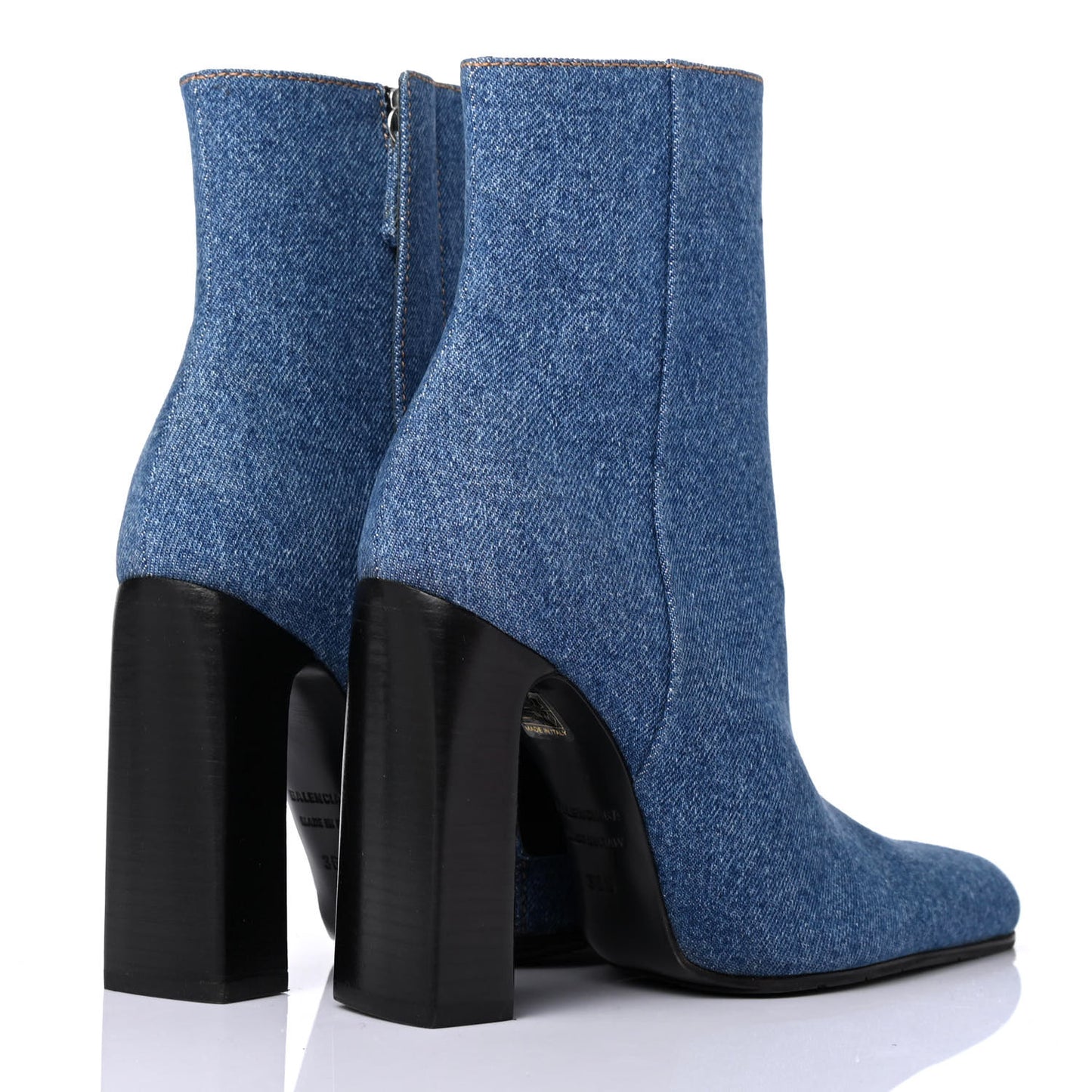 Denim Ankle Boots 36.5 Blue