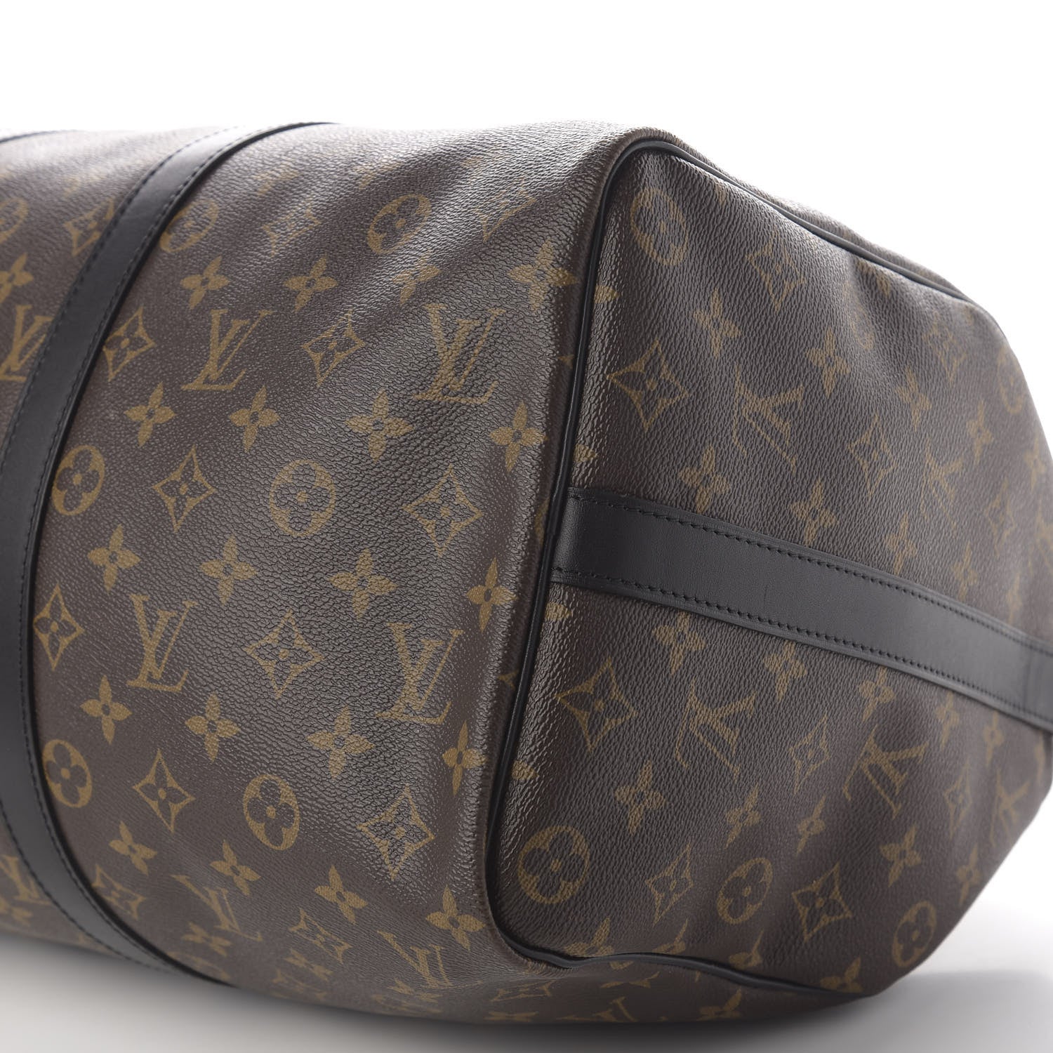 Louis Vuitton Monogram Macassar Keepall Bandouliere 45 8 of 9