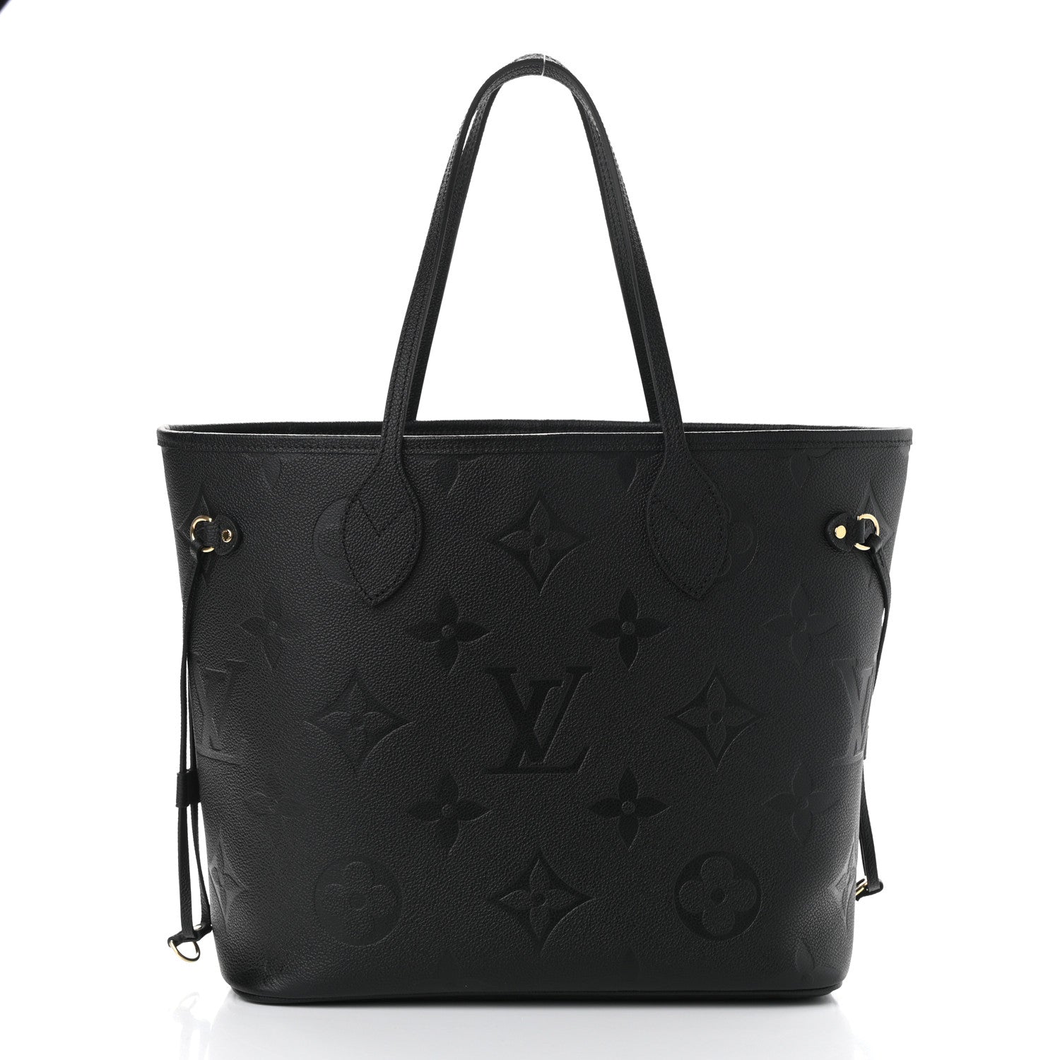 Louis Vuitton Empreinte Monogram Giant Neverfull MM Black 3 of 10