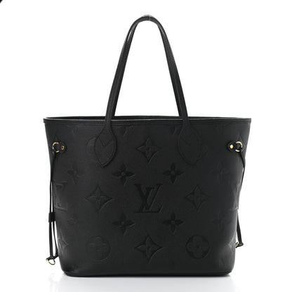 Louis Vuitton Empreinte Monogram Giant Neverfull MM Black 3 of 10