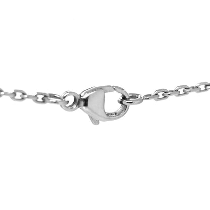 Hermes Lacquered Palladium Pop H Pendant Necklace White 4 of 5