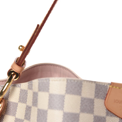 Louis Vuitton Damier Azur Graceful MM Rose Ballerine 13 of 13