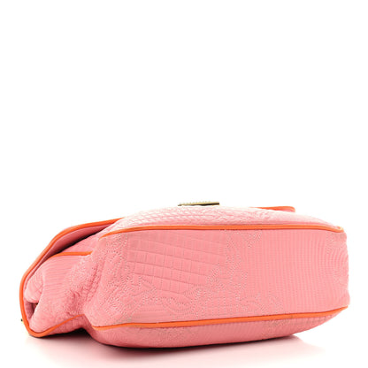 Versace Leather Microvanitas Quilted New Icon Handbag Pink 4 of 12