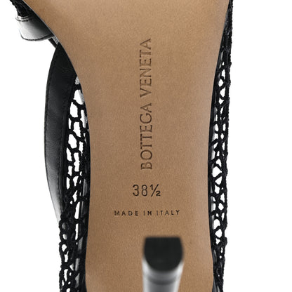 Bottega Veneta Mesh Nappa Chunky Chain Sandals 38.5 Black 6 of 7