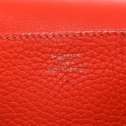 Hermes Taurillon Clemence Halzan 31 GM 6 of 14