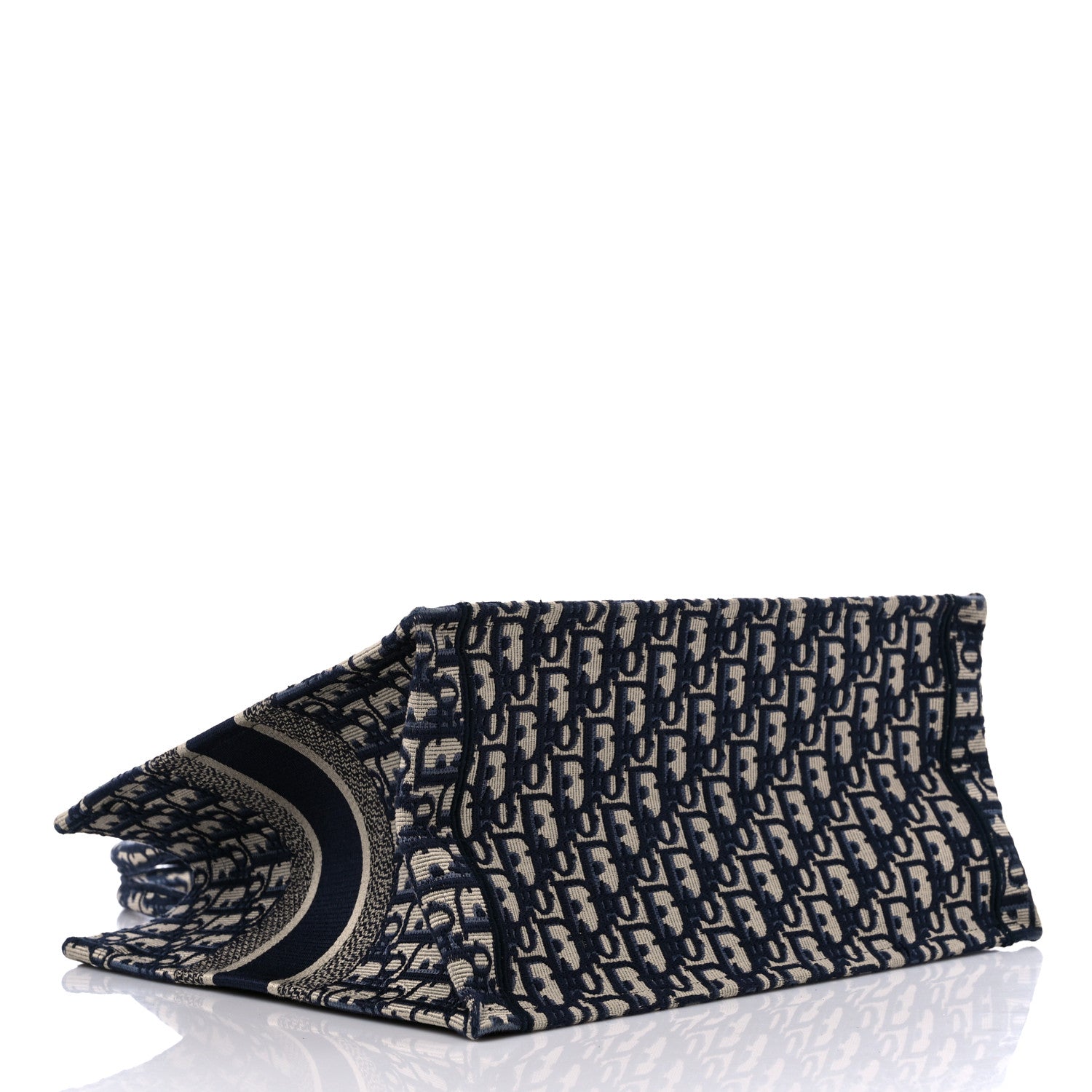 Christian Dior Oblique Medium Book Tote Blue Multicolor 3 of 10