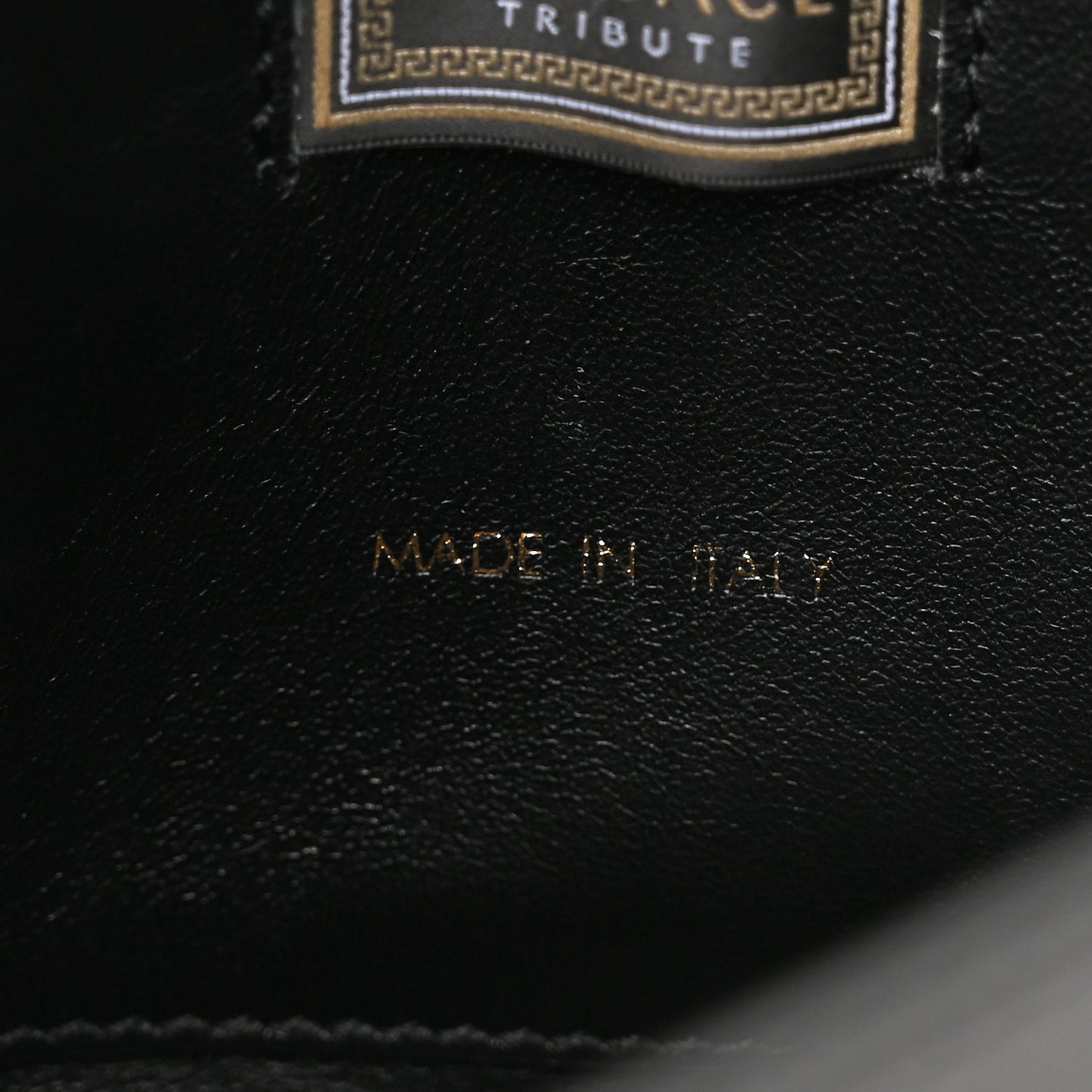 Nappa Medusa Chain Clutch Black