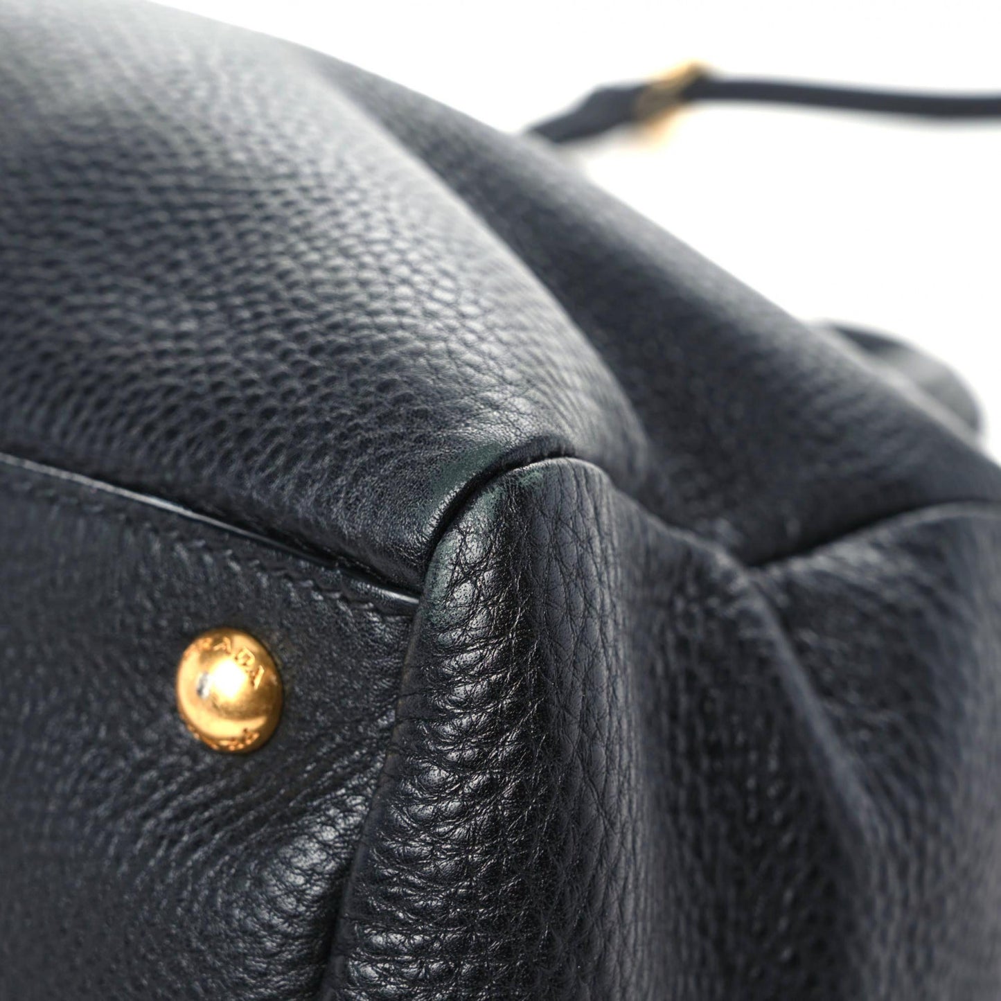 Vitello Daino Tote Black