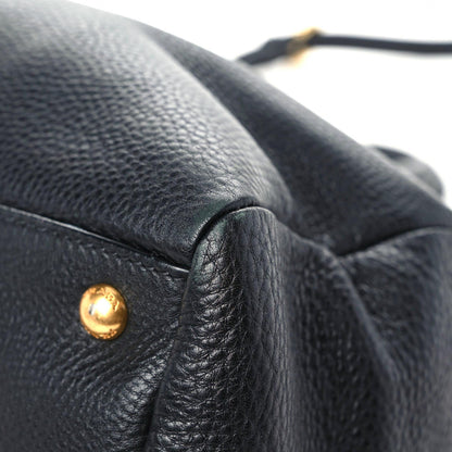 Prada Vitello Daino Tote Black 6 of 15