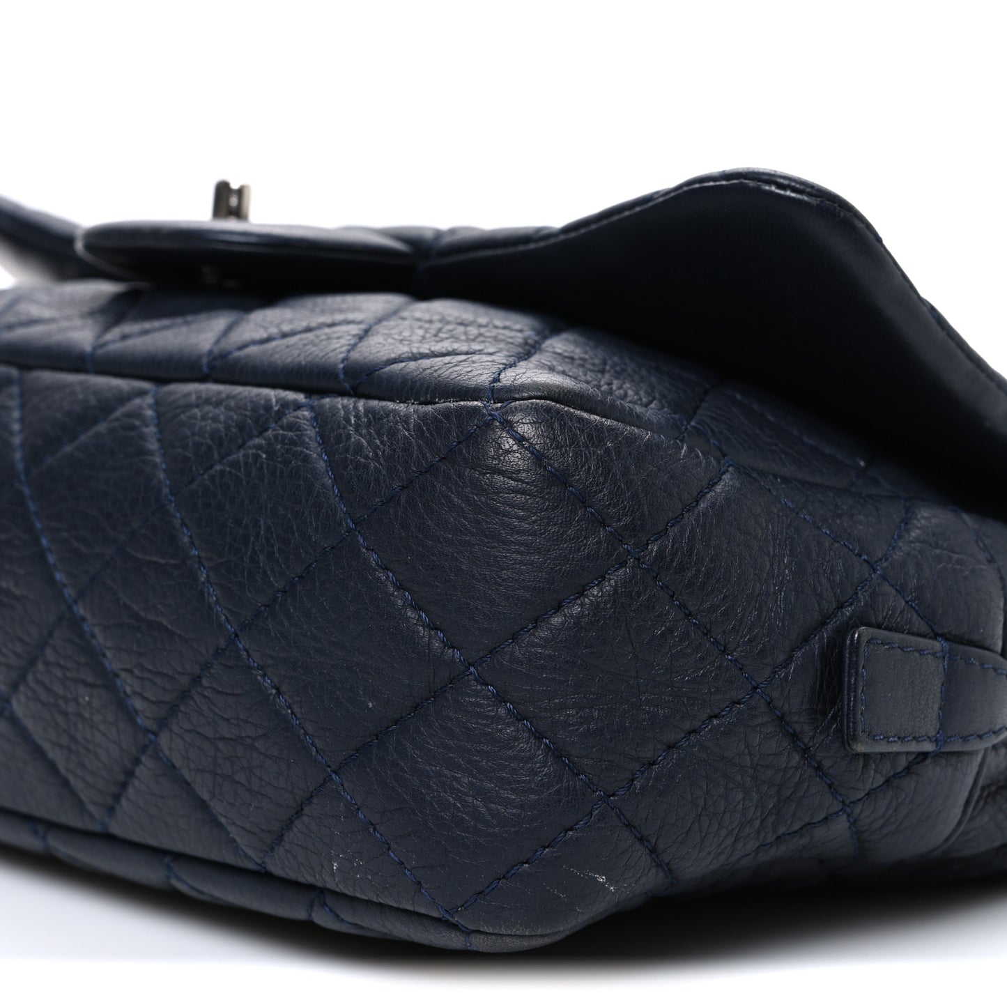 Deerskin Quilted Casual Journey Flap Dark Blue
