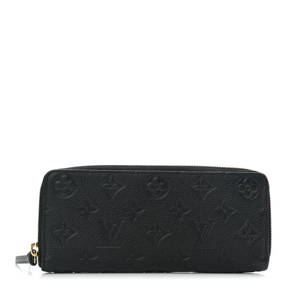 Louis Vuitton Empreinte Clemence Wallet Black 1 of 8