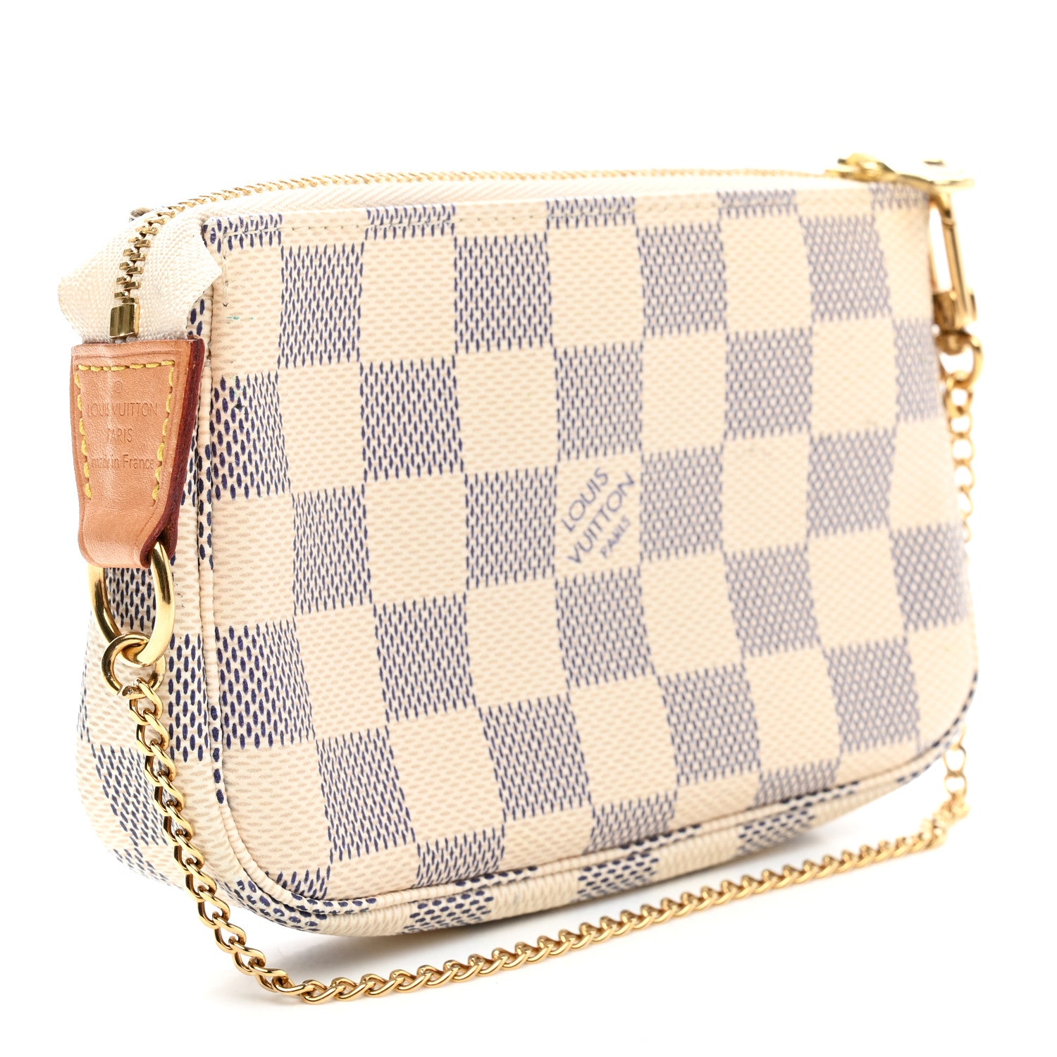 Louis Vuitton Damier Azur Mini Pochette Accessories 3 of 10