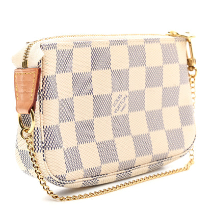 Louis Vuitton Damier Azur Mini Pochette Accessories 3 of 10