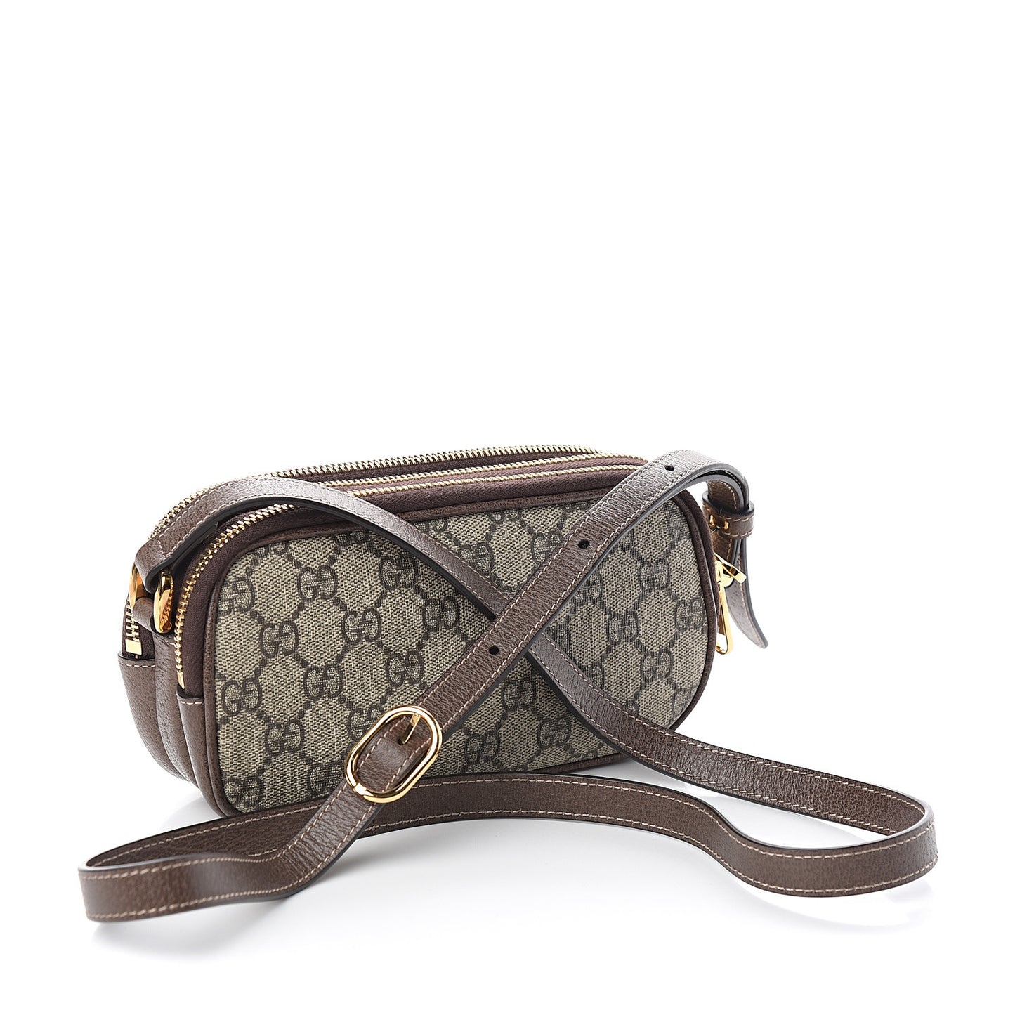 GG Supreme Monogram Web Mini Ophidia GG Bag Brown