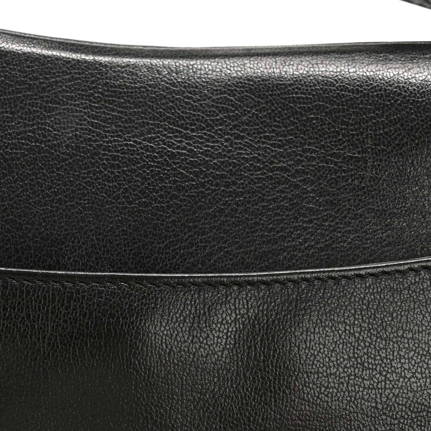 Calfskin Saddle Bag Black