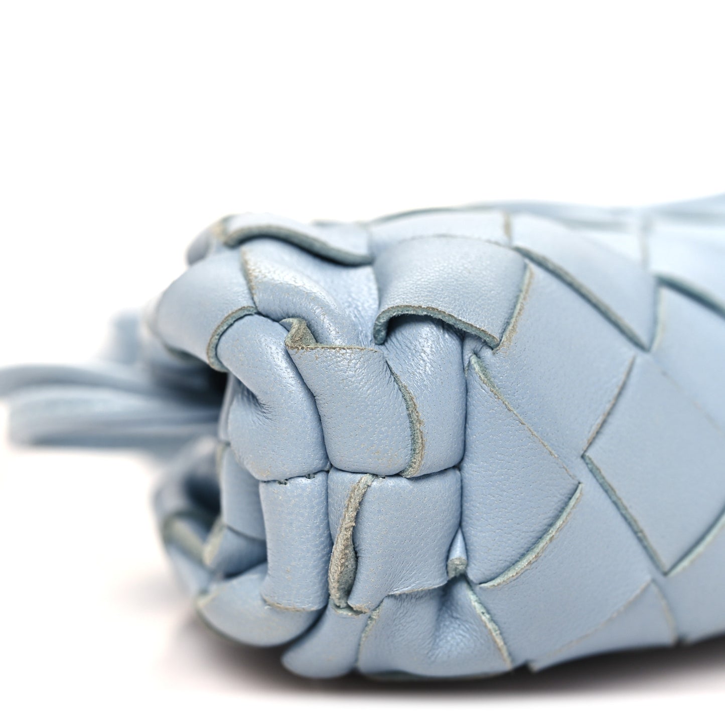 Nappa Intrecciato Coin Purse Ice